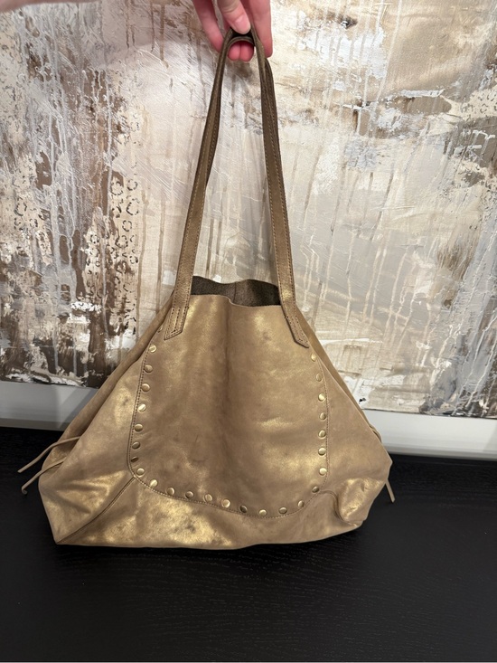 HOBO Handbags - Hobo Metallic Shoulder Tote Bag